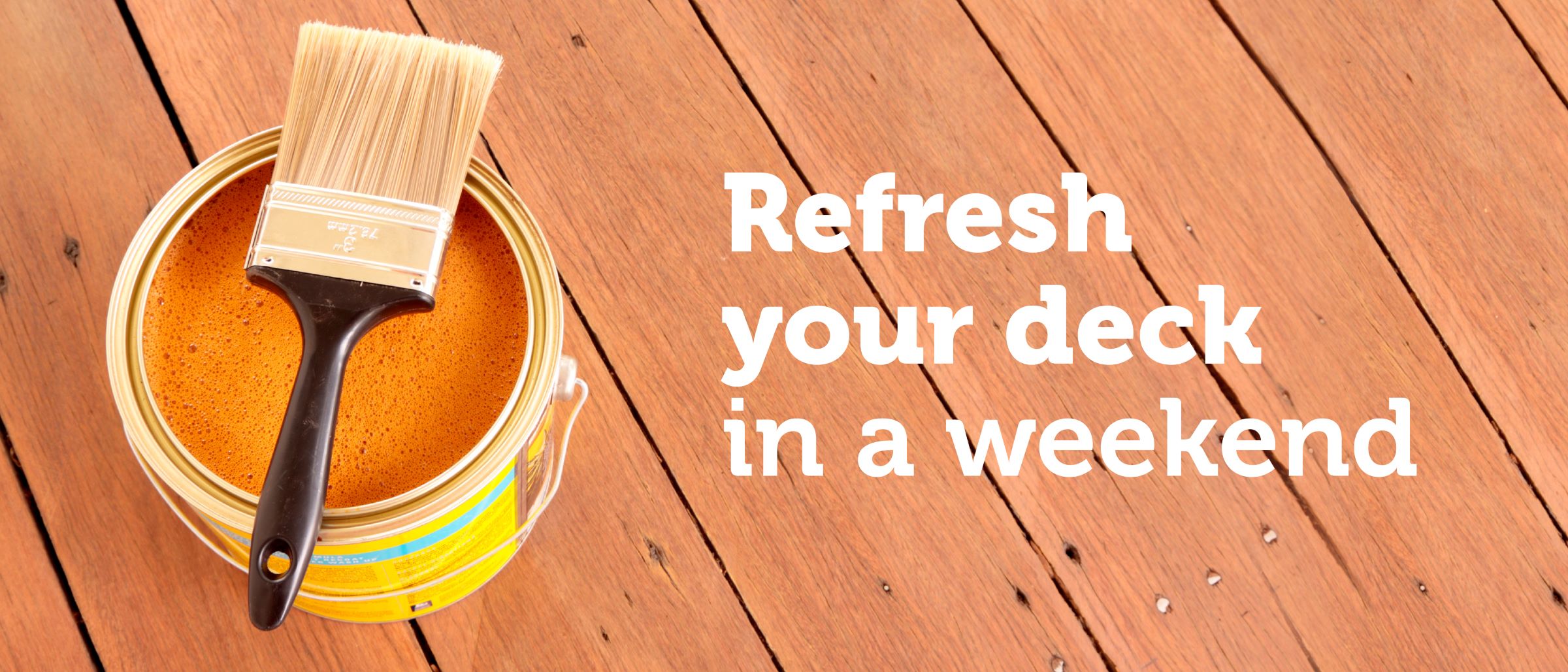 Weekend Woodcare Project – Re-oil your Deck